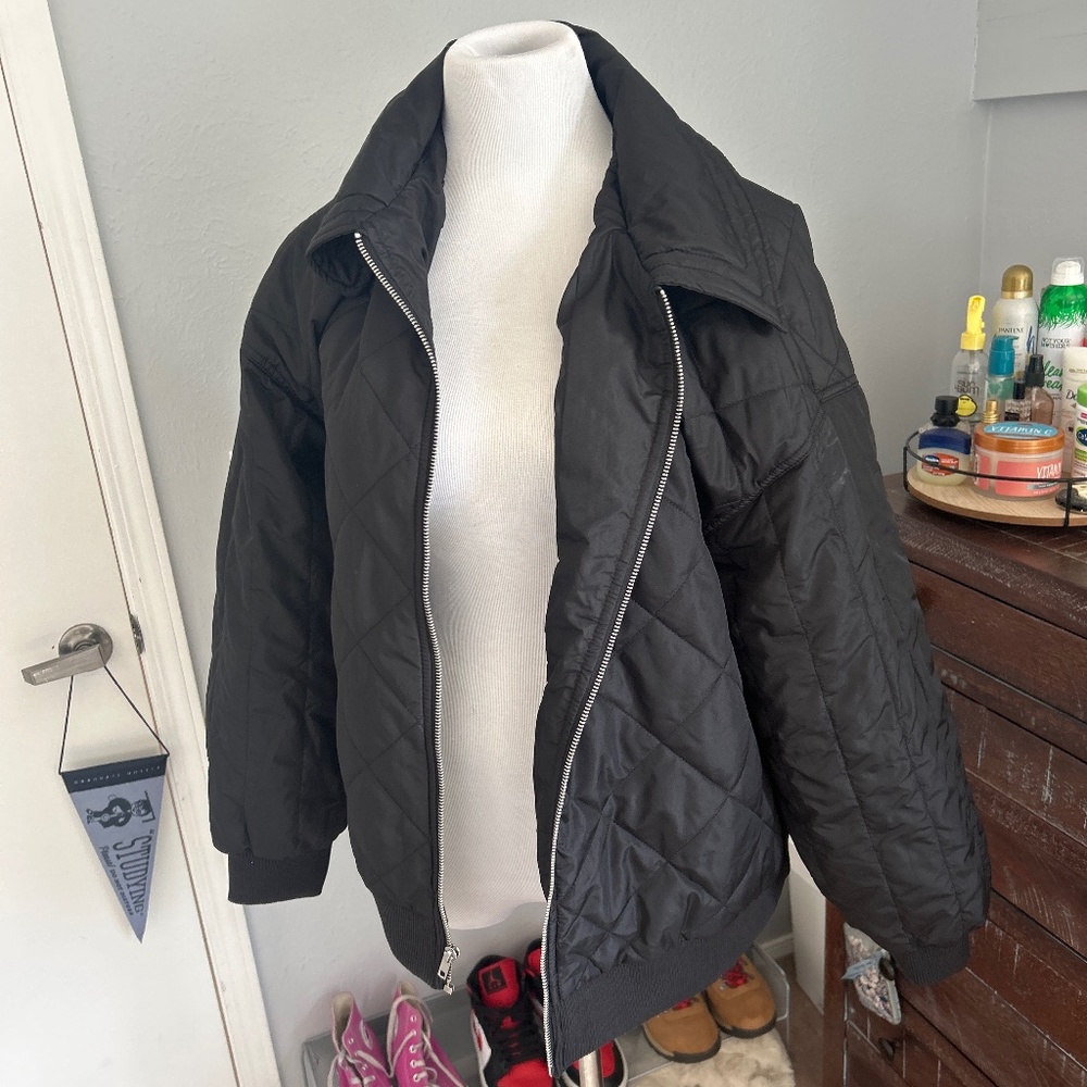 Large black wild fable puffer jacket